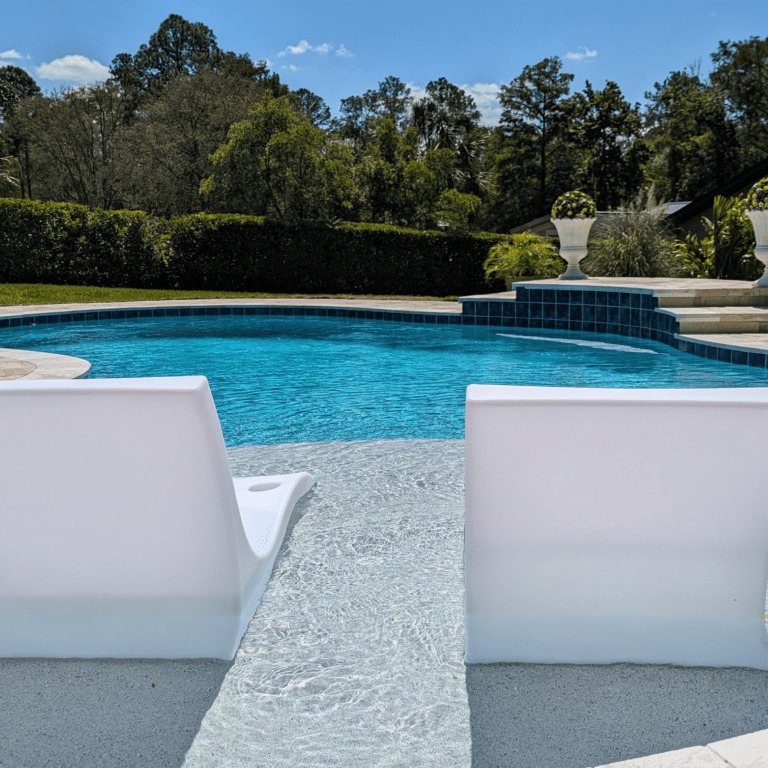 Swimming Pool Raised Waterfall