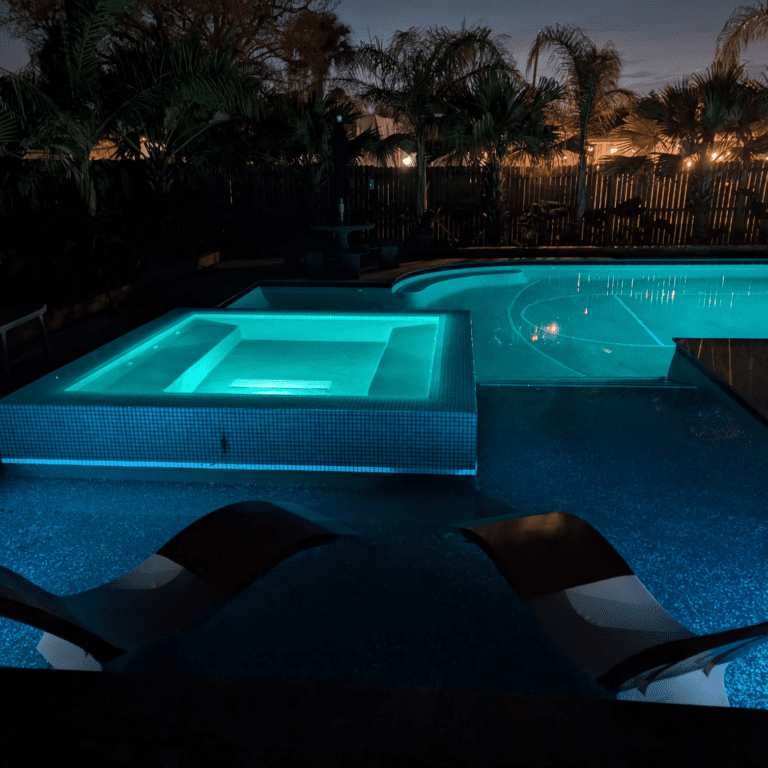 Glow in the dark Pool Interior