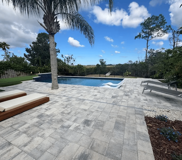 Custom inground pool in Jacksonville, Florida by Southern Elegance Pools